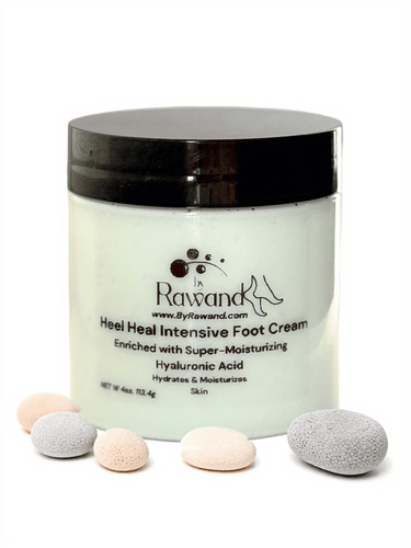 Intensive Hyaluronic Acid Cream For Cracked Heels and Dry Feet - Bath & Body Products ByRawand